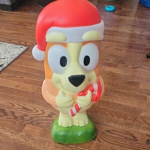 Bluey Bingo Christmas Holiday Light Up Blow Mold